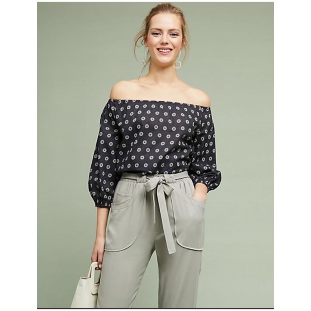 Anthropologie Maiden off-the-Shoulder Blouse NWT - Picture 3 of 3